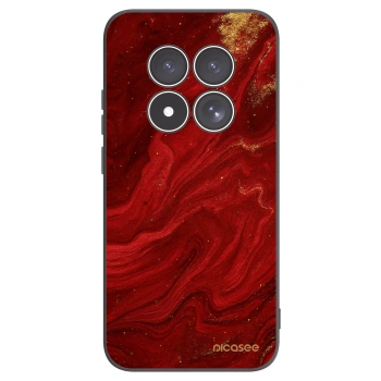 Picasee crna silikonska maskica za Xiaomi Redmi Note 15 Pro 5G - Red