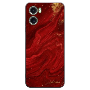 Picasee crna silikonska maskica za Motorola Moto G06 - Red