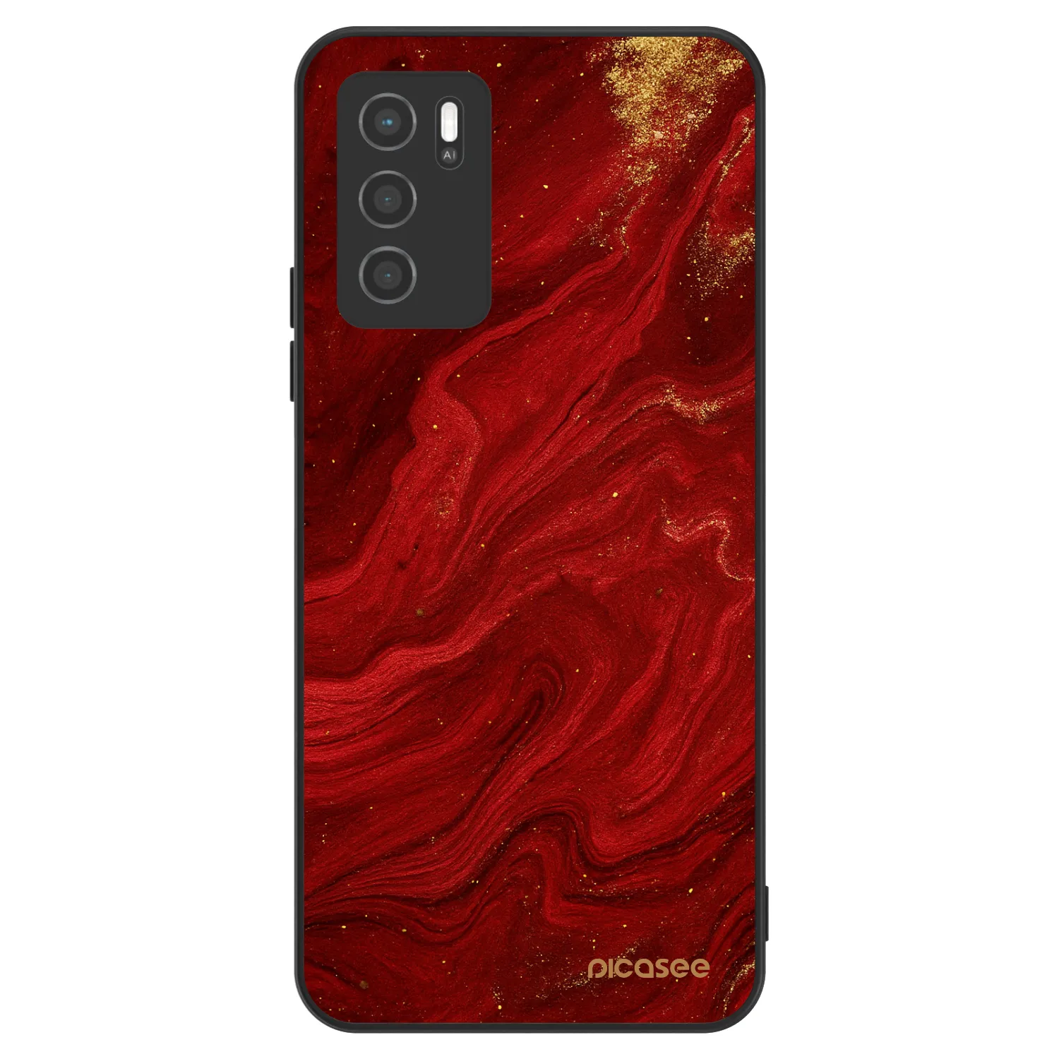 Picasee ULTIMATE CASE za OPPO A16s - Red