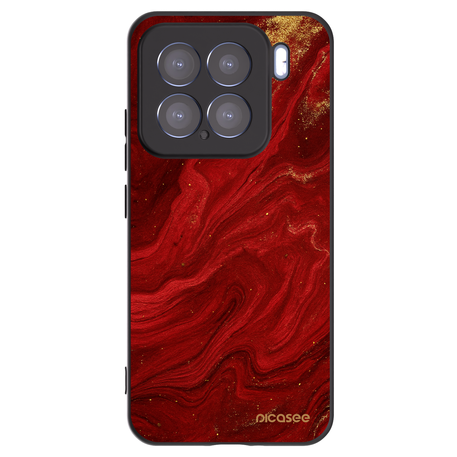 Picasee crna silikonska maskica za Xiaomi 15 - Red