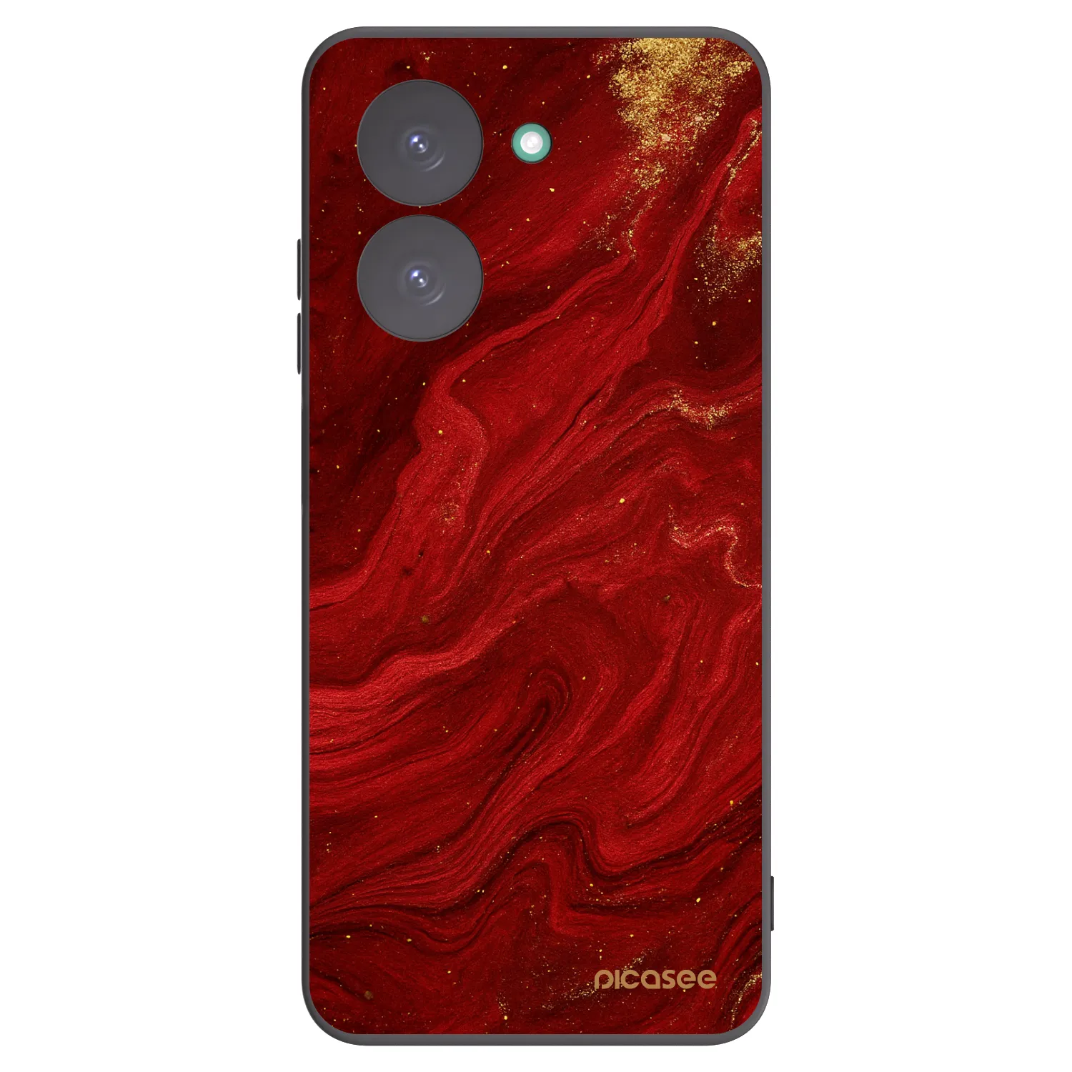 Picasee crna silikonska maskica za Xiaomi Redmi A5 - Red
