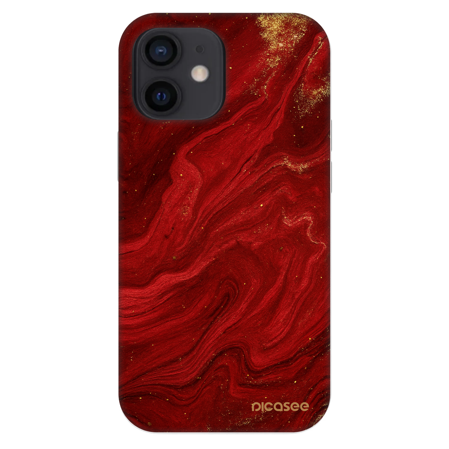 Picasee Fashion Case za Apple iPhone 12 mini - Red