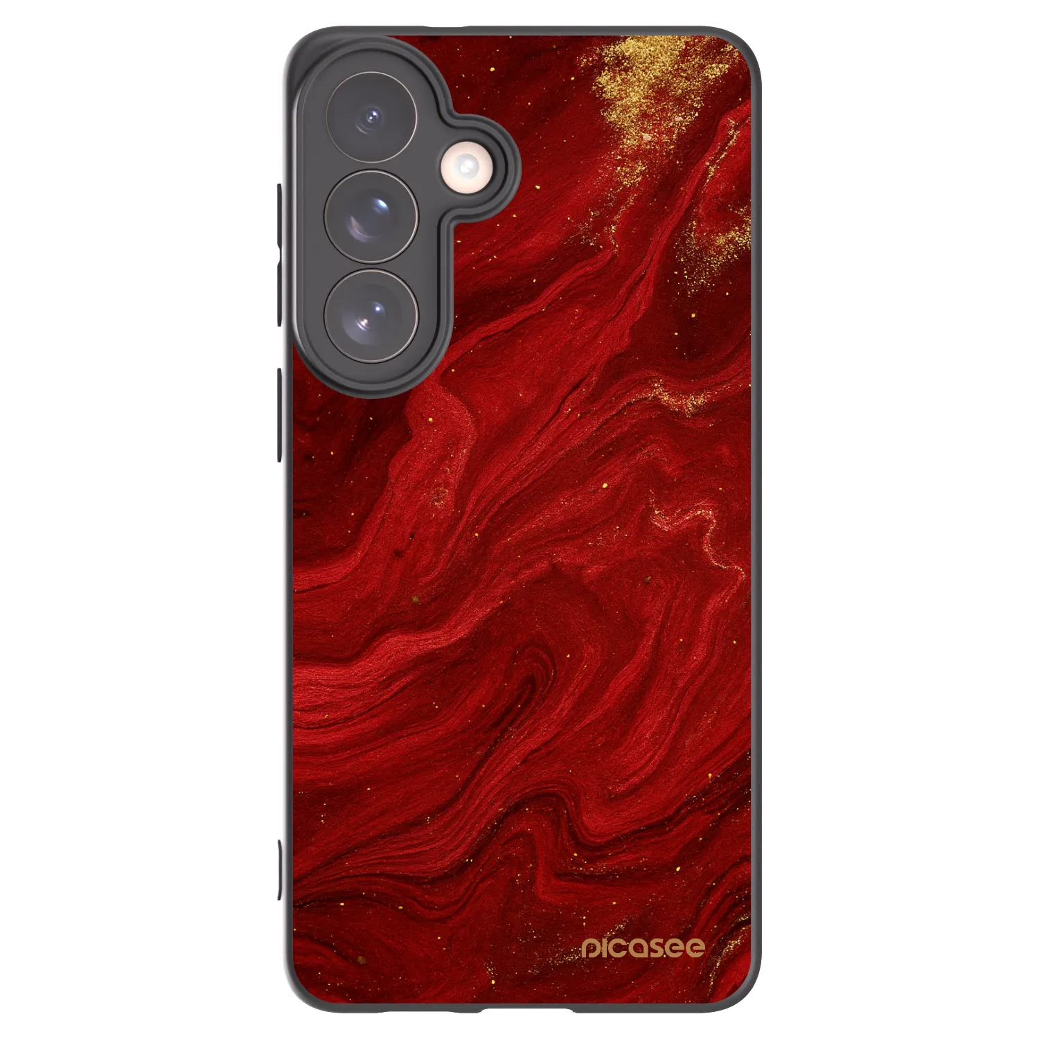 Picasee crna silikonska maskica za Samsung Galaxy S26+ - Red