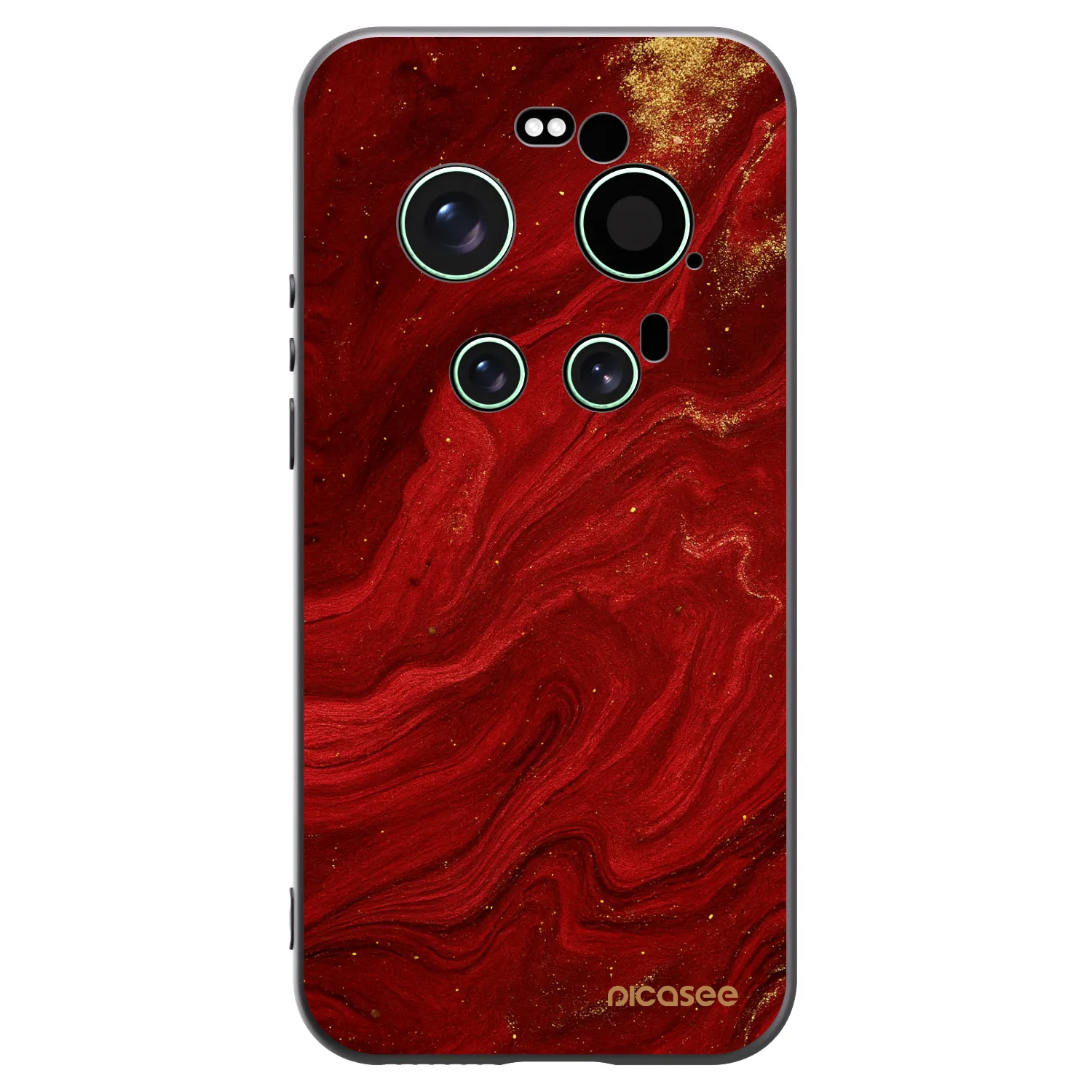 Picasee crna silikonska maskica za Xiaomi 17 Ultra - Red