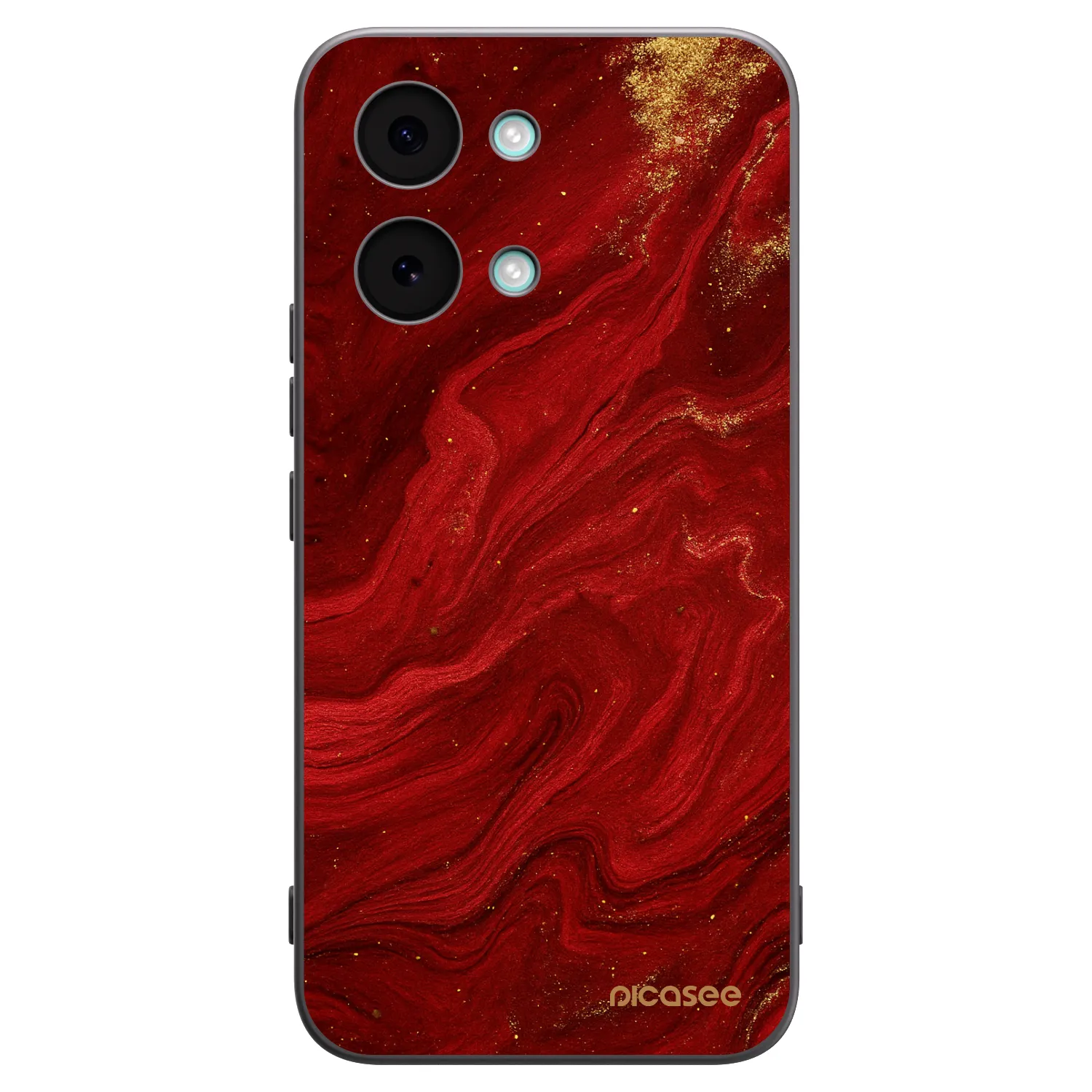 Picasee crna silikonska maskica za Xiaomi Poco X8 Pro Max - Red