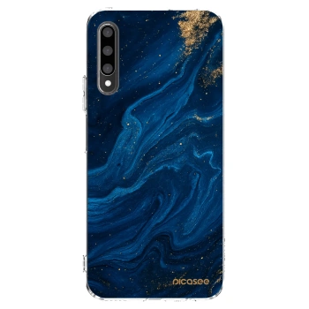 Picasee silikonska prozirna maskica za Honor 9X Pro - Blue