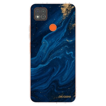 Picasee silikonska prozirna maskica za Xiaomi Redmi 9C - Blue