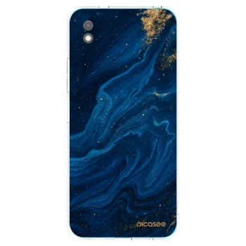 Picasee crna silikonska maskica za Xiaomi Redmi 9A - Blue
