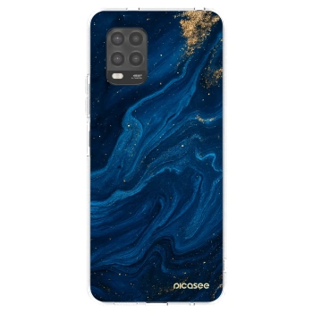 Picasee silikonska prozirna maskica za Xiaomi Mi 10 Lite - Blue
