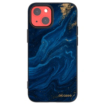 Picasee crna silikonska maskica za Apple iPhone 13 mini - Blue