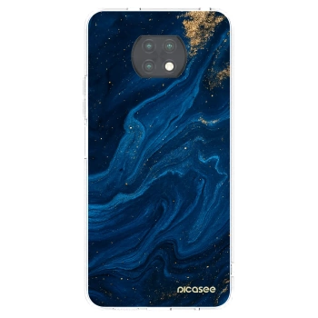 Picasee silikonska prozirna maskica za Xiaomi Redmi Note 9T - Blue