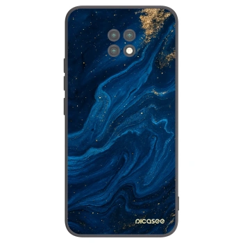Picasee crna silikonska maskica za Xiaomi Redmi Note 9T - Blue