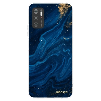 Picasee silikonska prozirna maskica za Xiaomi Poco M3 Pro 5G - Blue