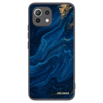 Picasee crna silikonska maskica za Xiaomi 11 Lite 5G NE - Blue