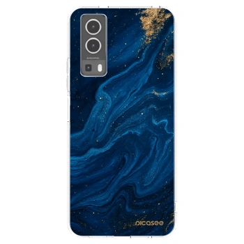 Picasee silikonska prozirna maskica za Vivo Y72 5G - Blue