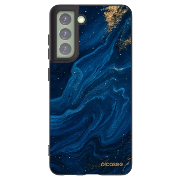 Picasee crna silikonska maskica za Samsung Galaxy S21 FE 5G - Blue