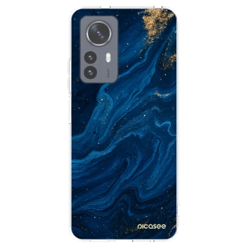 Picasee silikonska prozirna maskica za Xiaomi 12 Pro - Blue