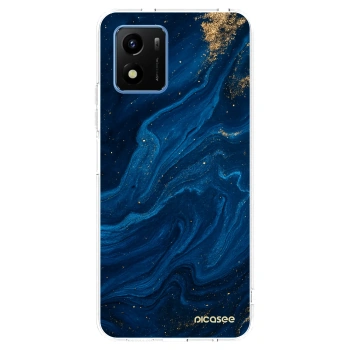 Picasee silikonska prozirna maskica za Vivo Y01 - Blue