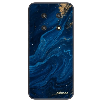 Picasee crna silikonska maskica za Honor Magic4 Lite 5G - Blue