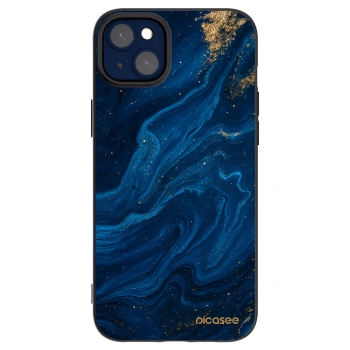 Picasee crna silikonska maskica za Apple iPhone 14 Plus - Blue