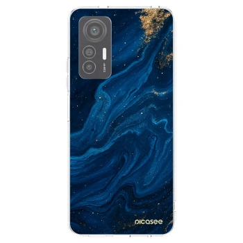 Picasee silikonska prozirna maskica za Xiaomi 12 Lite - Blue