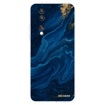 Picasee silikonska prozirna maskica za Honor 70 - Blue