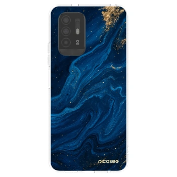 Picasee silikonska prozirna maskica za OPPO A94 5G - Blue