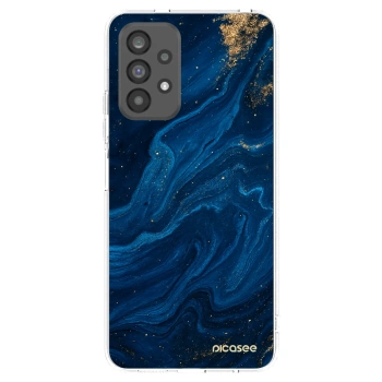 Picasee silikonska prozirna maskica za Samsung Galaxy A73 5G - Blue