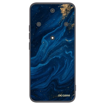 Picasee crna silikonska maskica za Honor Magic5 Lite 5G - Blue