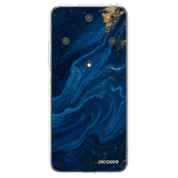 Picasee silikonska prozirna maskica za Honor Magic5 Lite 5G - Blue