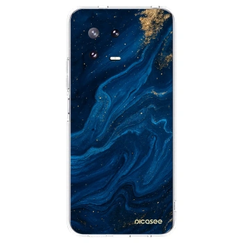 Picasee silikonska prozirna maskica za Xiaomi 13 Pro - Blue