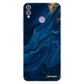 Picasee silikonska prozirna maskica za Honor 8X - Blue