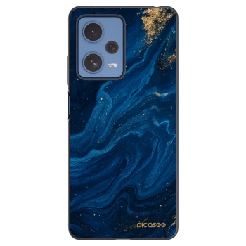 Picasee crna silikonska maskica za Xiaomi Redmi Note 12 Pro 5G - Blue