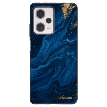 Picasee crna silikonska maskica za Xiaomi Redmi Note 12 Pro+ 5G - Blue