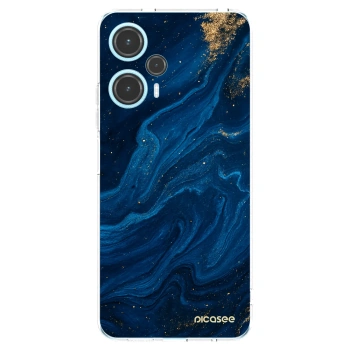 Picasee silikonska prozirna maskica za Xiaomi Poco F5 - Blue