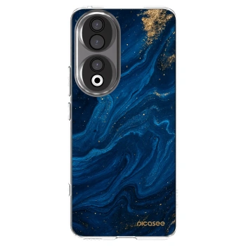 Picasee silikonska prozirna maskica za Honor 90 5G - Blue