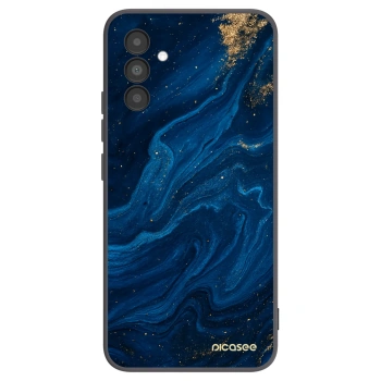 Picasee crna silikonska maskica za Samsung Galaxy A04s A047F - Blue