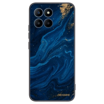Picasee crna silikonska maskica za Honor 70 Lite - Blue