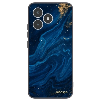 Picasee crna silikonska maskica za Realme C53 - Blue
