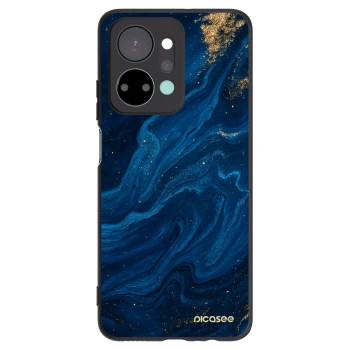 Picasee crna silikonska maskica za Honor X7a - Blue