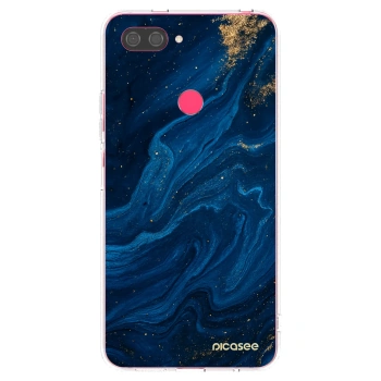 Picasee silikonska prozirna maskica za Xiaomi Mi 8 Lite - Blue