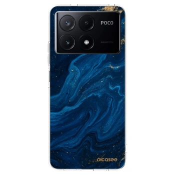 Picasee silikonska prozirna maskica za Xiaomi Poco X6 Pro - Blue