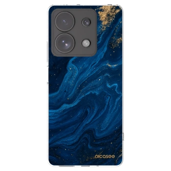 Picasee silikonska prozirna maskica za Xiaomi Redmi Note 13 Pro 4G - Blue