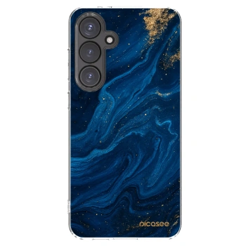 Picasee silikonska prozirna maskica za Samsung Galaxy S24 FE S721B - Blue