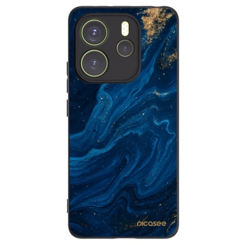 Picasee crna silikonska maskica za Xiaomi Redmi Note 14 4G - Blue