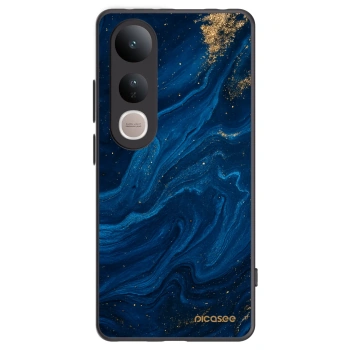 Picasee crna silikonska maskica za Vivo V50 Lite 5G - Blue