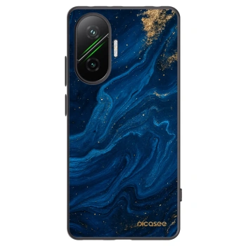 Picasee crna silikonska maskica za Xiaomi Poco F7 5G - Blue