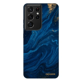 Picasee Fashion Case za Samsung Galaxy S21 Ultra 5G G998B - Blue