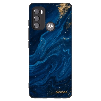 Picasee crna silikonska maskica za Motorola Edge 60 5G - Blue