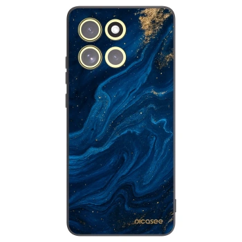 Picasee crna silikonska maskica za Motorola Moto G86 5G - Blue